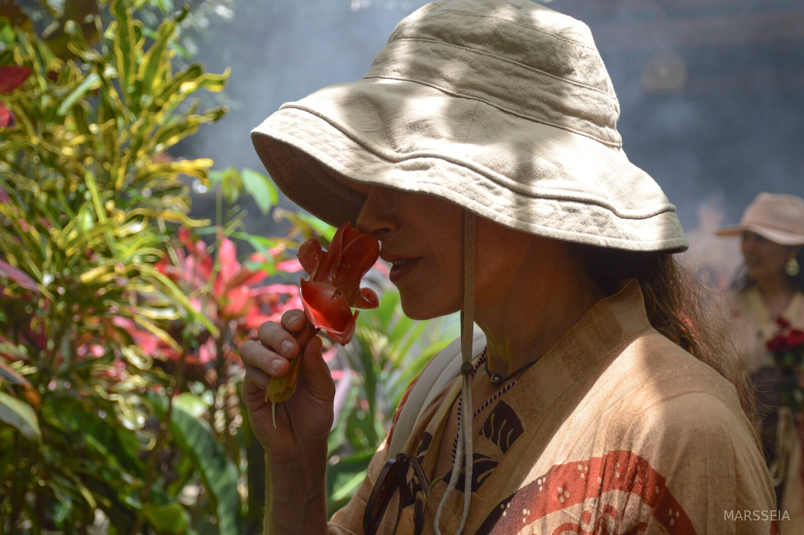Flower and incense