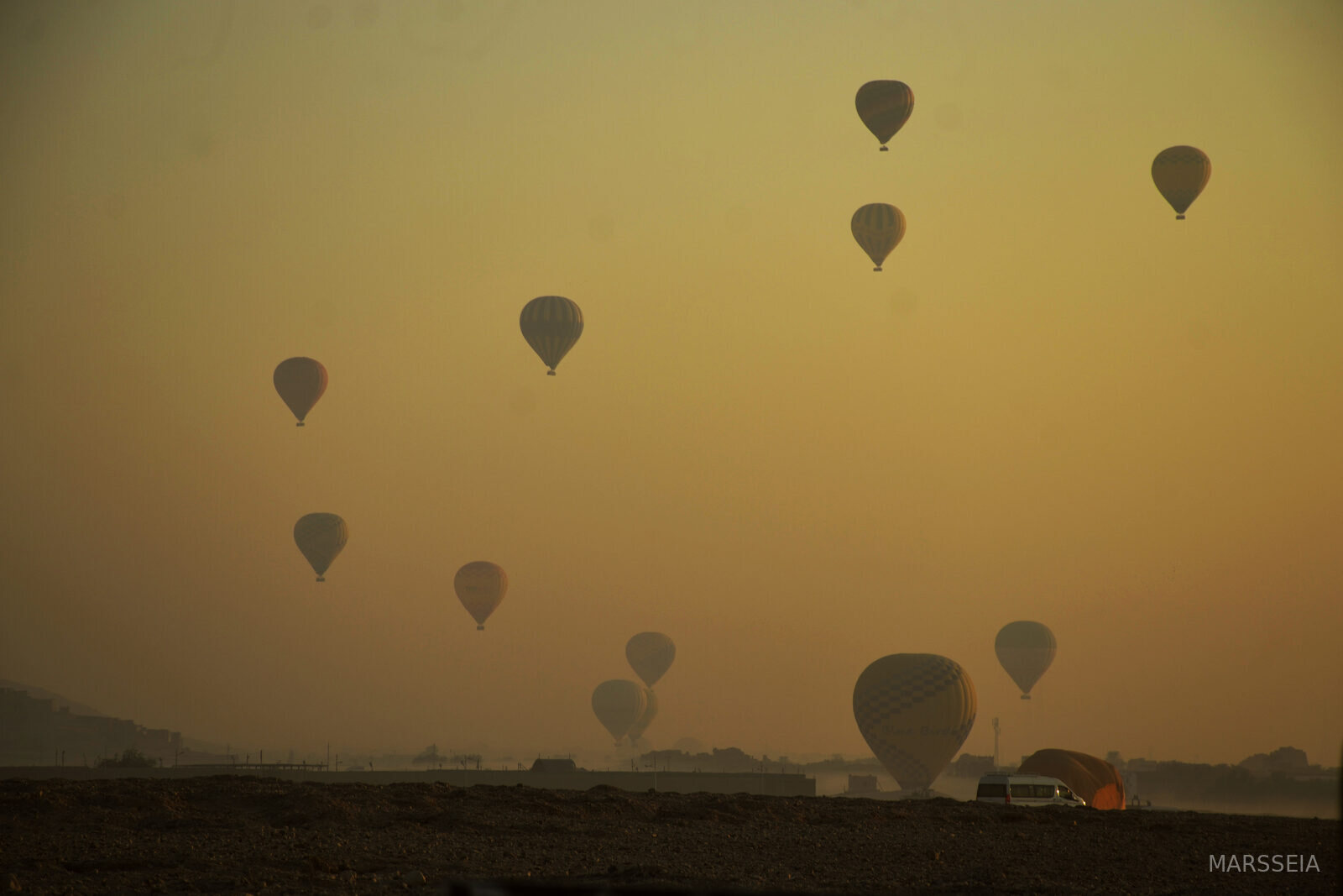 Dawn over the West Bank, Luxor